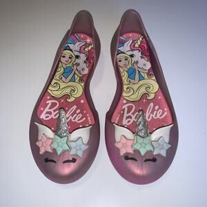 BARBIE UNICORN GRENDENE KIDS GIRLS SHOES SIZE 11 PINK HARD TO FIND